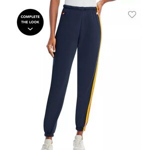 Aviator Nation Rainbow Stripe Sweatpants